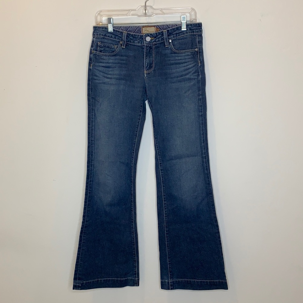 Paige denim jeans flare wide leg boot cut 28 (H) - Picture 1 of 5